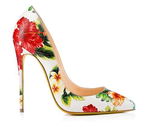 floral design shoes for ladies