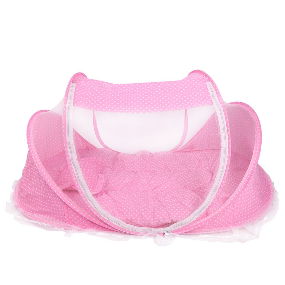 Portable Foldable Mosquito Net Anti Bug Crib Cradle Tent With