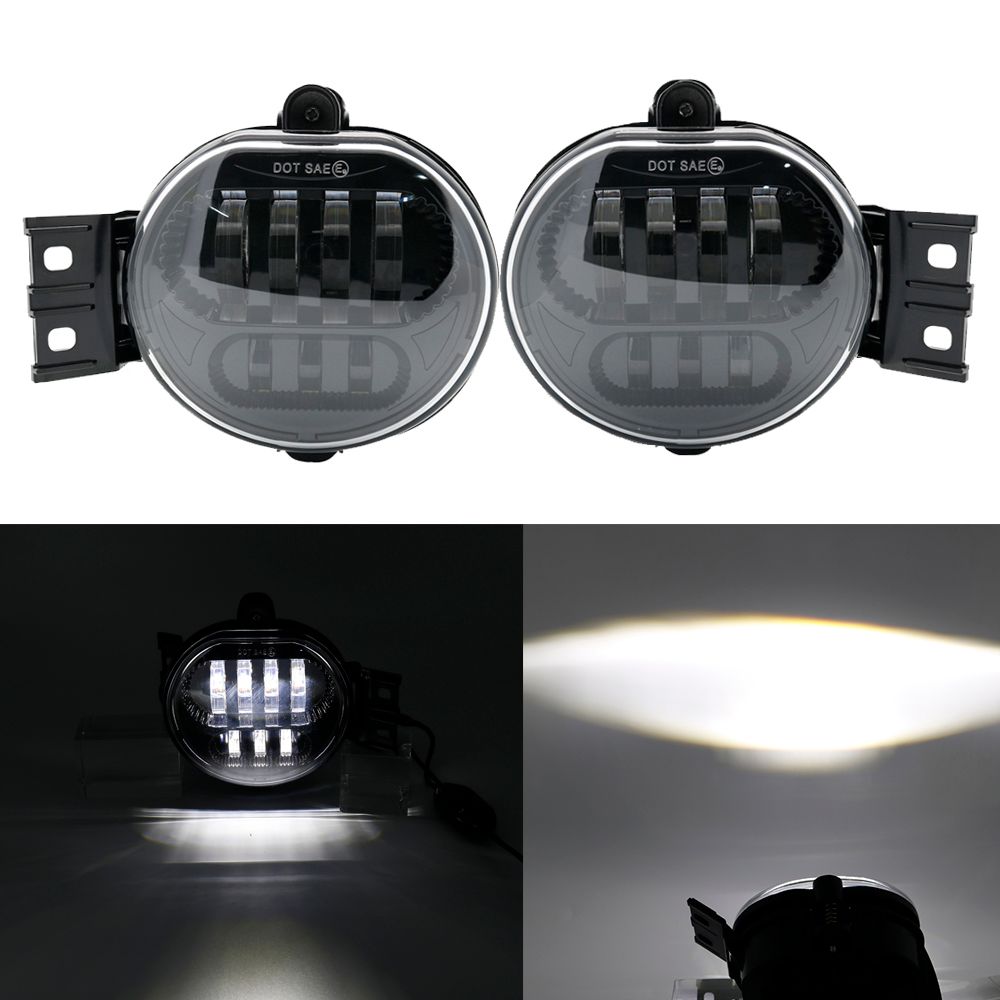 eastar Pare-Chocs Avant Gauche Couvercle de Lunette de Phare antibrouillard pour Dodge Ram 1500 2500 3500 2002-2009