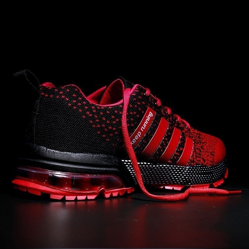 keep running shoes red