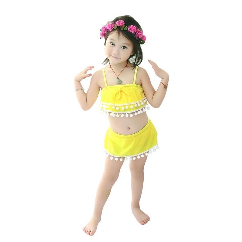 yellow swimsuit kids