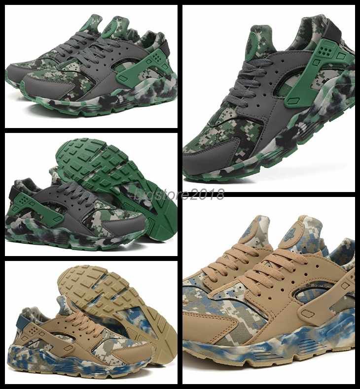 camo huaraches mens