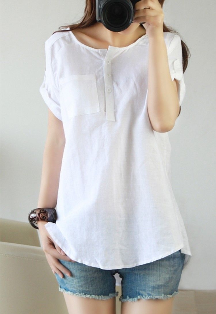 womens cotton tops