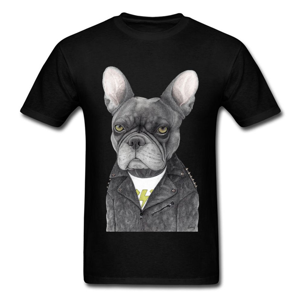 Polera Diseño Perro Bulldog Modelo 64 Hombre Polera Diseño Perro Bulldog Modelo 64 Hombre
