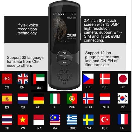 2020 Iflytek Languages Instant Translator Voice Xiaoyi 2 0 Ai Instant Voice Traductor With 13mp Camera Support 32 Country Languages From Samx 783 31 Dhgate Com