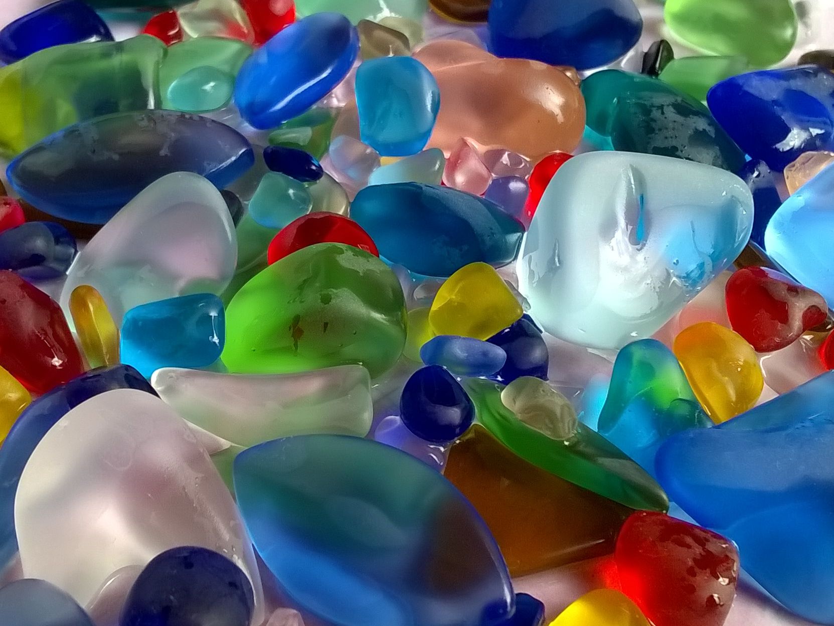 2021 1/4 Lb Bulk Beach Sea Glass Beads Supply For Jewelry Making Art