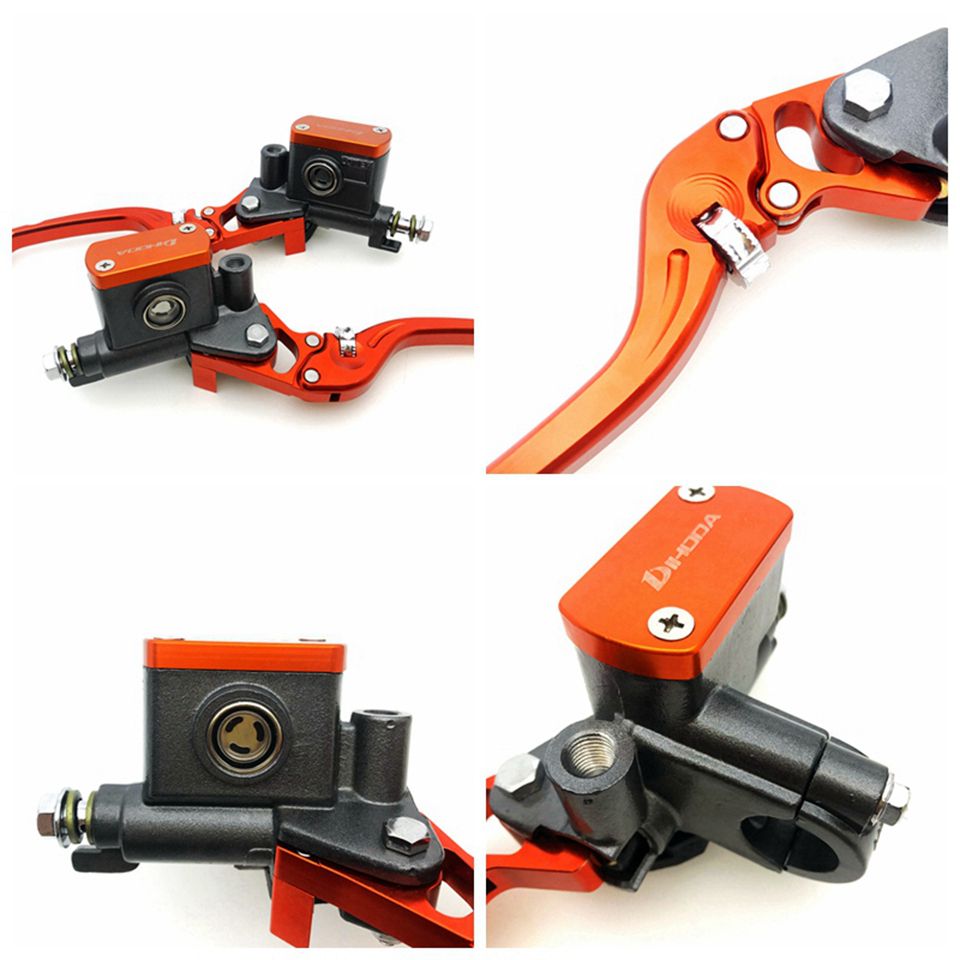 Manguera de embrague hidráulico JFG RACING con palanca y cilindro maestro de 1200 mm para motocicletas 125 cc 250 cc y motos de cross