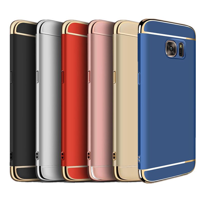 Para Case Slim Hard Shack Phone Galaxy S7 Ultra Thin Luxury Gold Golding