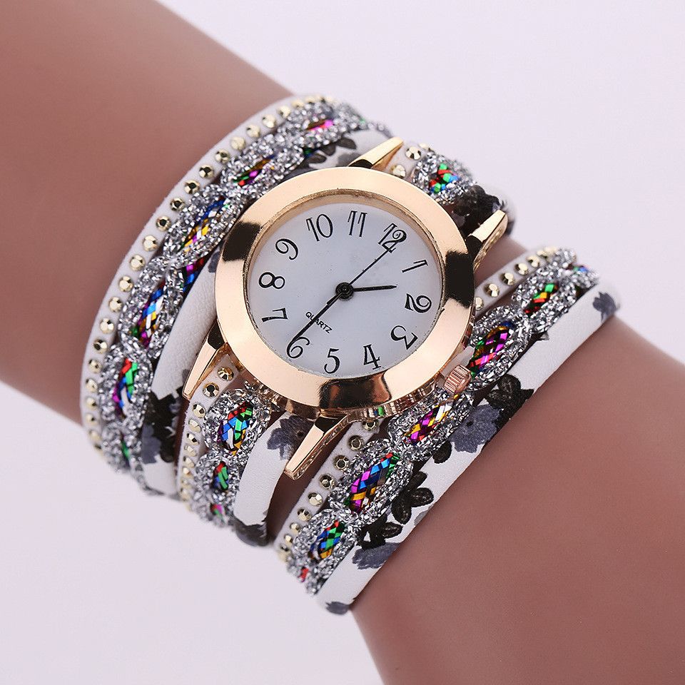 New Supply Of Explosive Lady Fashion Broken Flower Bracelet Watch New