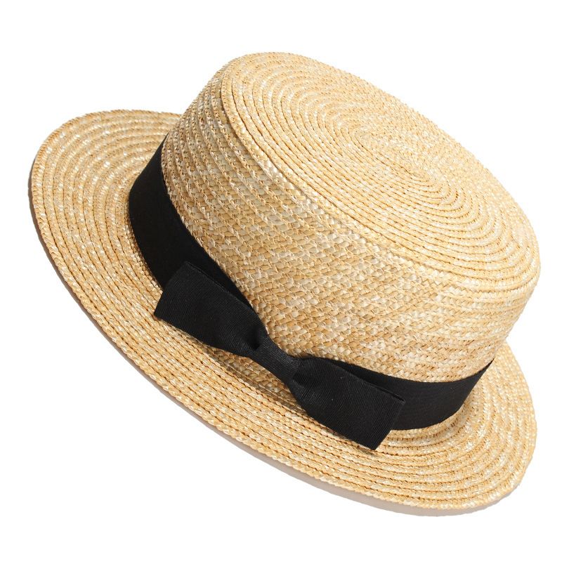 flat top boater hat