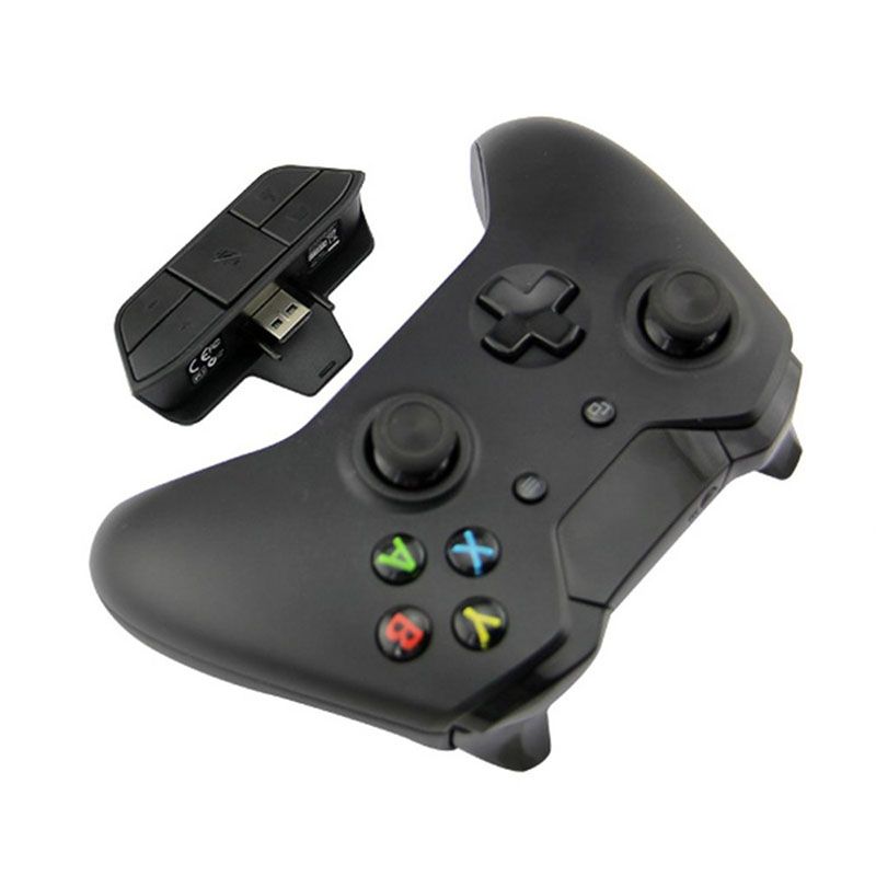 Black Stereo Headset Adapter Headset 