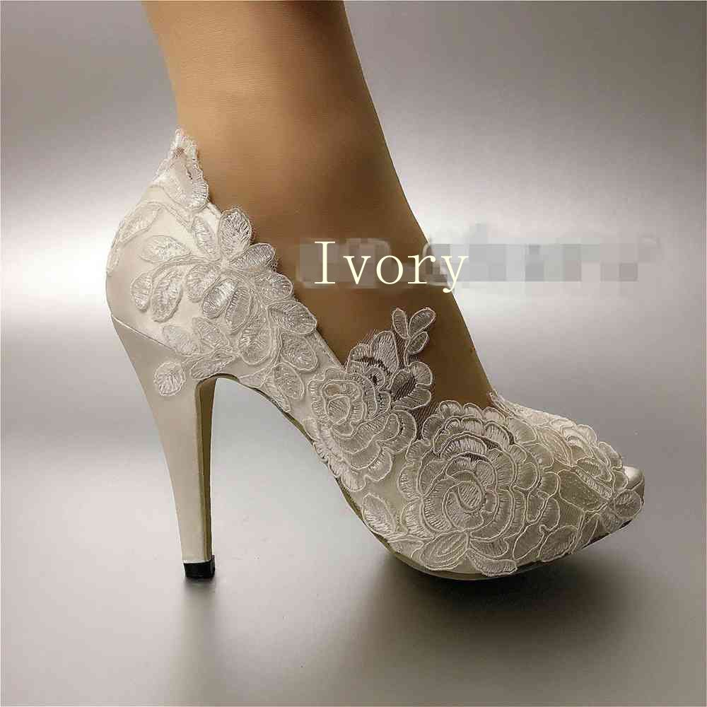 ivory dress heels