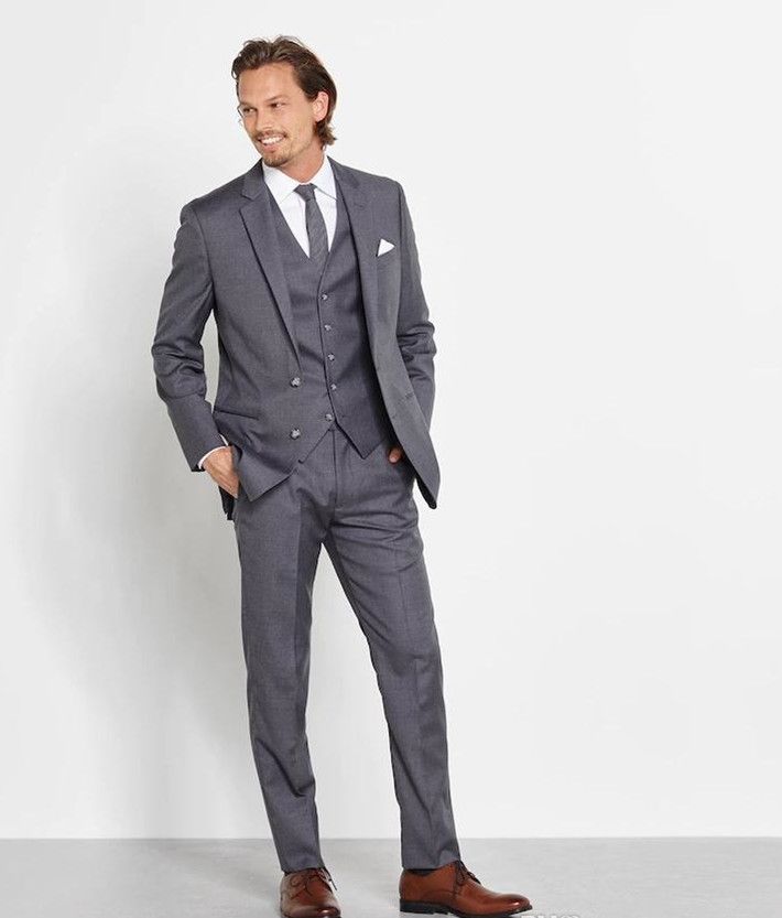 Trajes gris oscuro para hombre Outlet