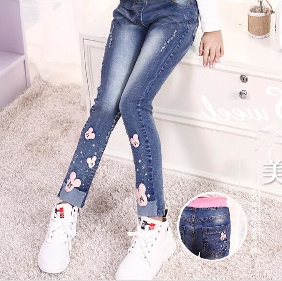 Compre 2017 Ninos De La Primavera Ropa Jeans Ninas Causales