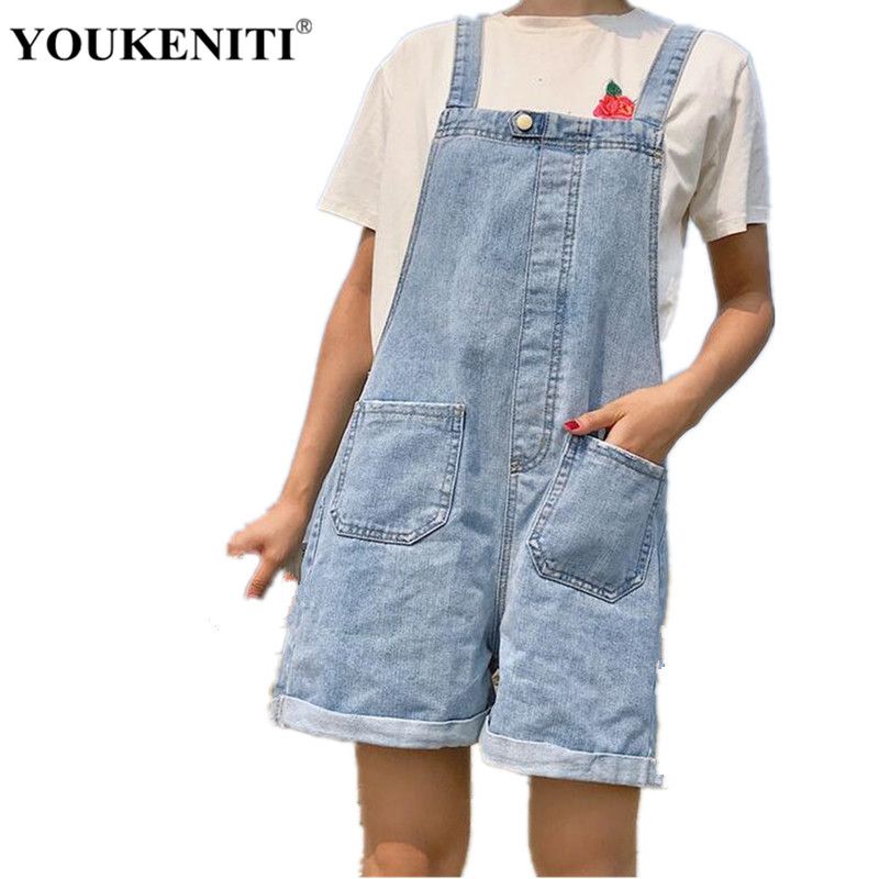 Blue Jean Shorts Overalls Factory Sale 