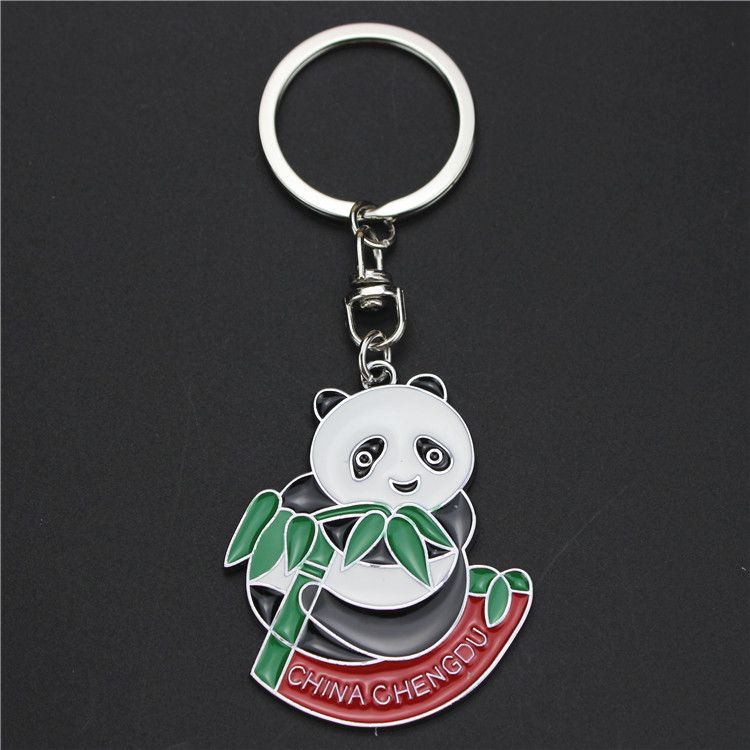 Cute Panda Keychain Set Chinese Zinc Alloy Keyrings For Broken Key Fob Gift  Jewelry Accessories From Chinesesilk, $6.13