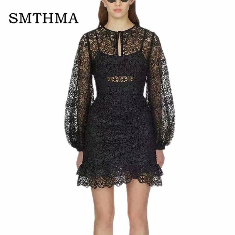 self portrait black dress