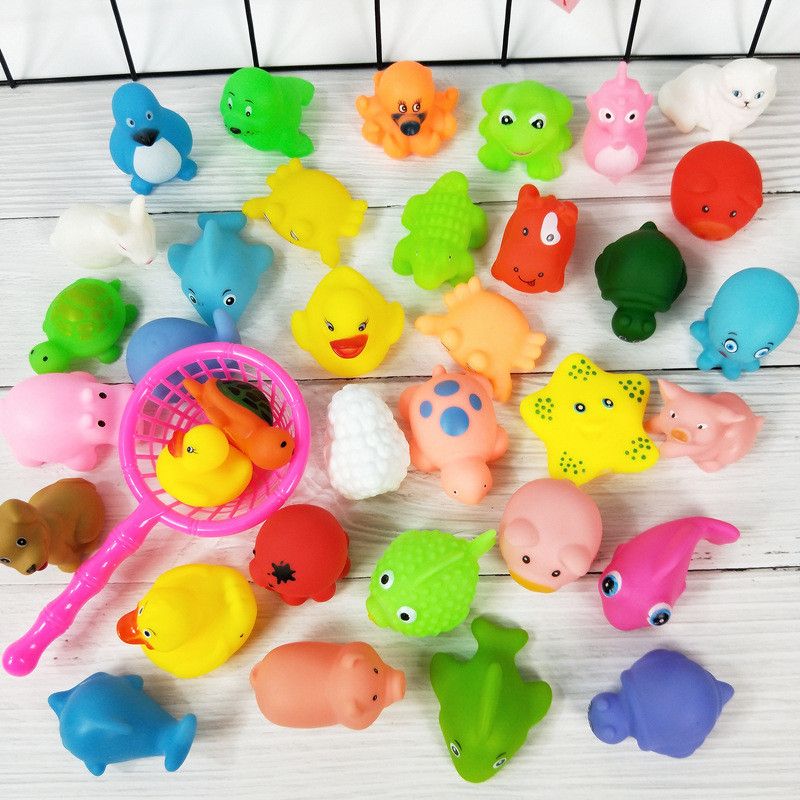 Pack De Juguetes De Baño Para Bebé Y Niños Juguete Goma Pack De Juguetes De Baño Para Bebé Y Niños Juguete Goma