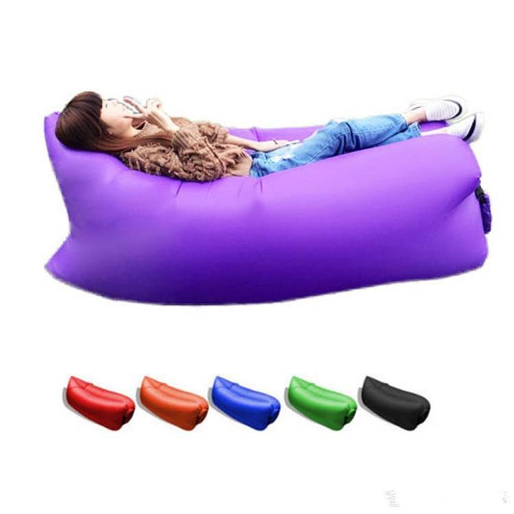 Lounge Sleep Bag Lazy Inflatable Beanbag Sofa Chair, Living Room Bean