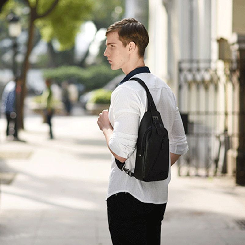 mens fanny pack over shoulder