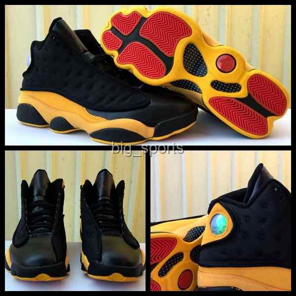 black red and yellow 13s