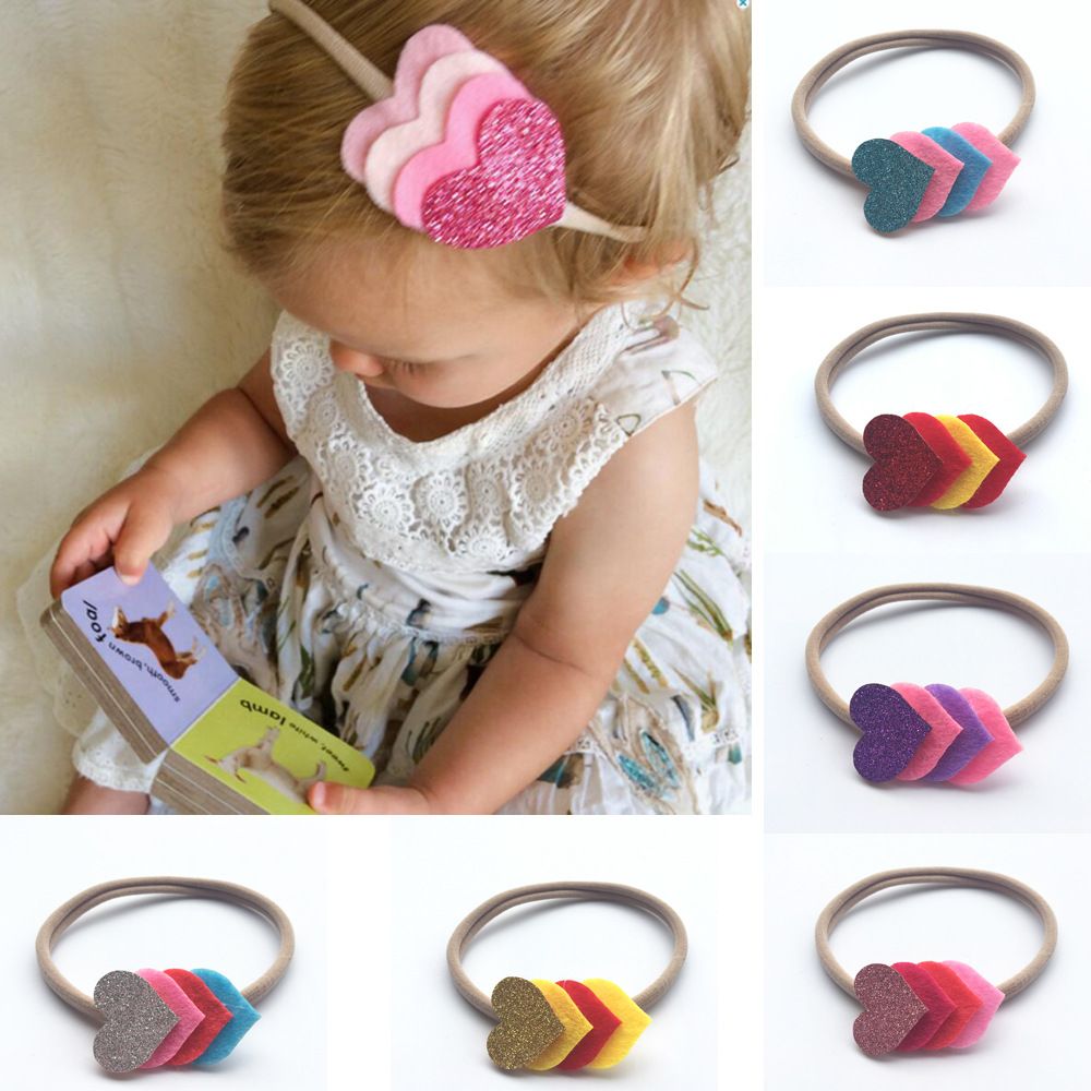 Accesorios Para El Cabello De Bebé Color Liso Sombreros Moda Elástico Banda de Goma Lindo Suave