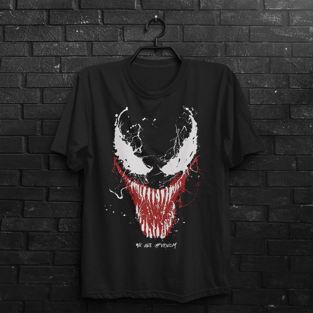 Marvel Venom Face Mens T-Shirt