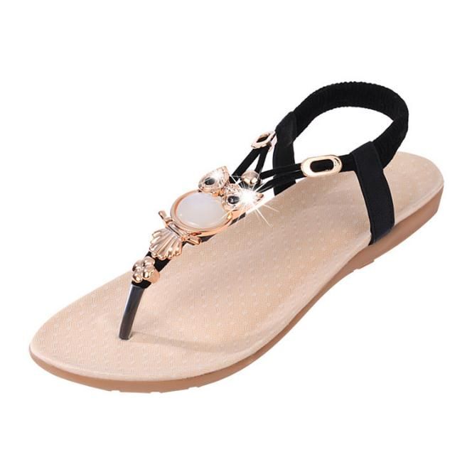 simple flat sandals for ladies
