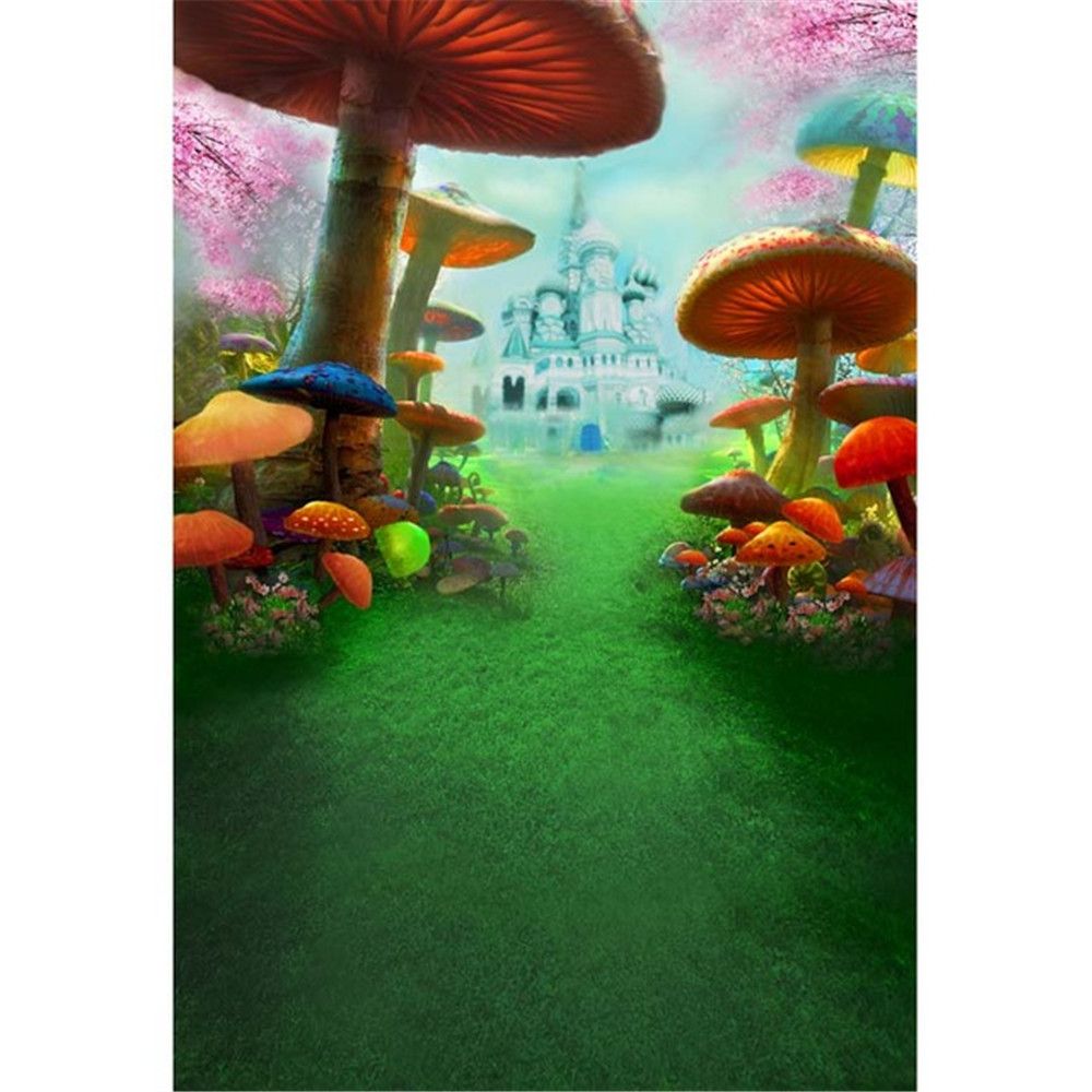 GoEoo 7x5ft Fairy Tale Mushroom Backdrop Forest Wonderland Photography Backdrop Children Kids Birthday Party Decor Newborn Baby Shower Backgrounds LYZY0273 GoEoo 7x5ft Fairy Tale Mushroom Backdrop Forest Wonderland Photography Backdrop Children Kids Birthday Party Decor Newborn Baby Shower Backgrounds LYZY0273