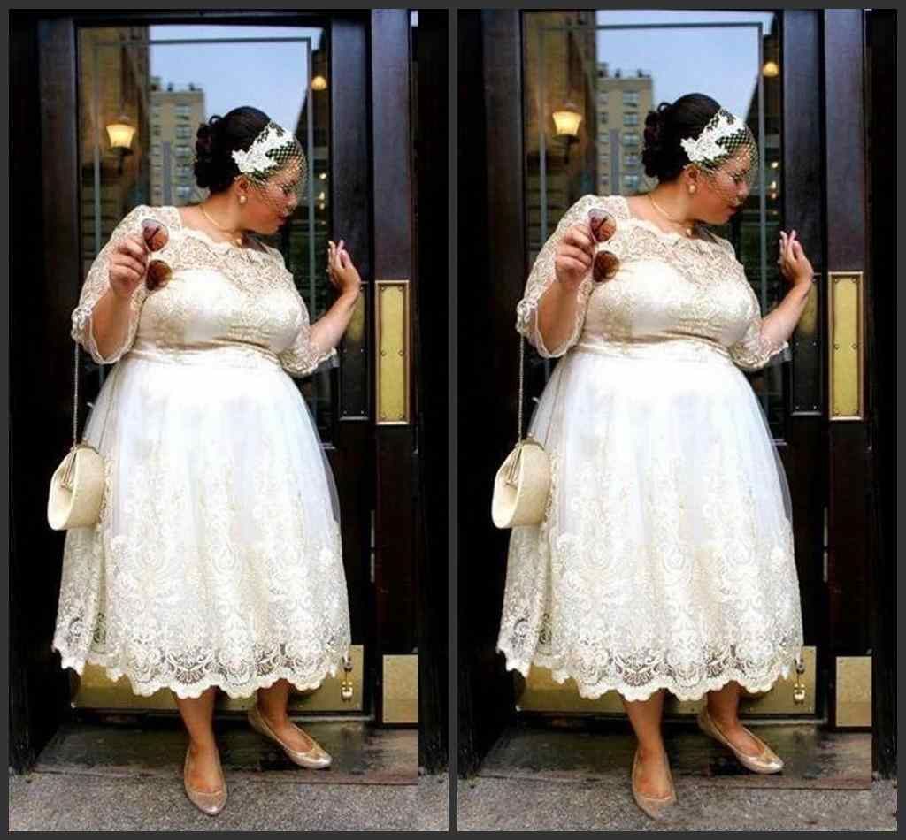 plus size vintage wedding dresses with sleeves