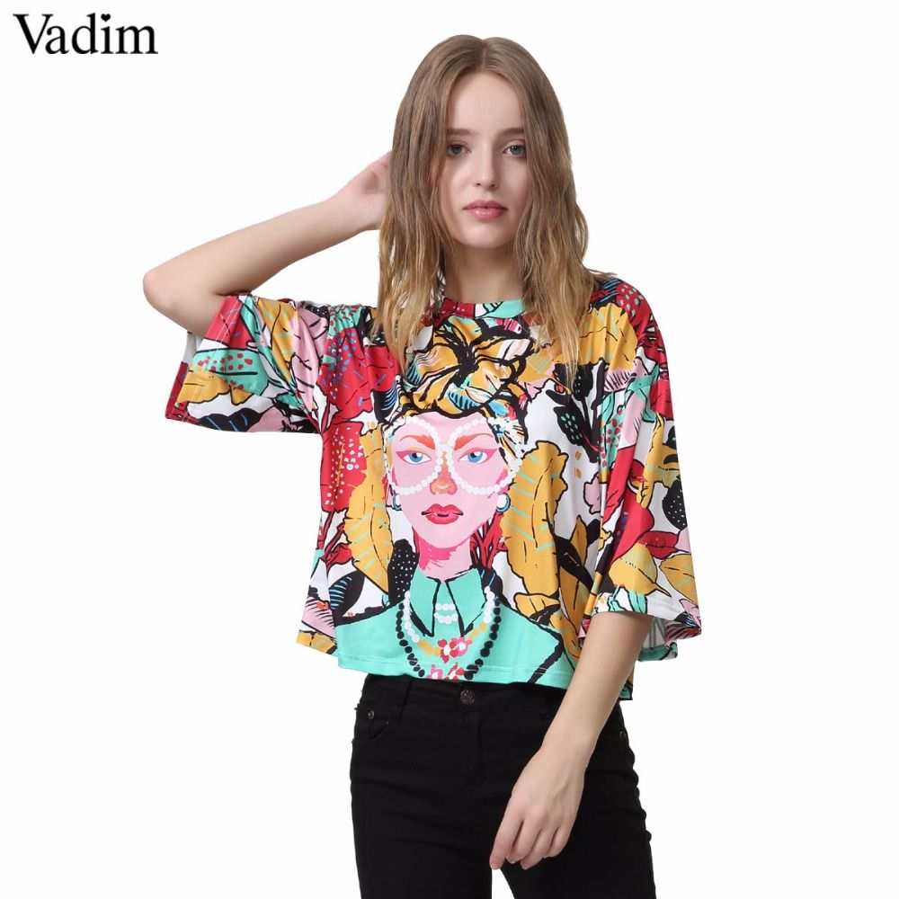 blusas estilo tropical