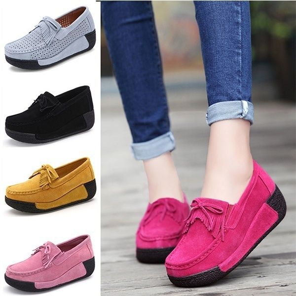 2018 Moda Mujer Zapatillas de deporte Mujer Shake Casual Plataforma Zapatillas de deporte Zapatos de