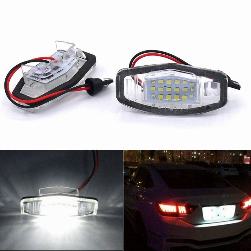 LED Lumi/ère de Plaque Dimmatriculation 6000K Haute Performance Lumineuse /Éclairage de plaque dimmatriculation /à LED pour Renault Clio Espace Twingo Megane Laguna