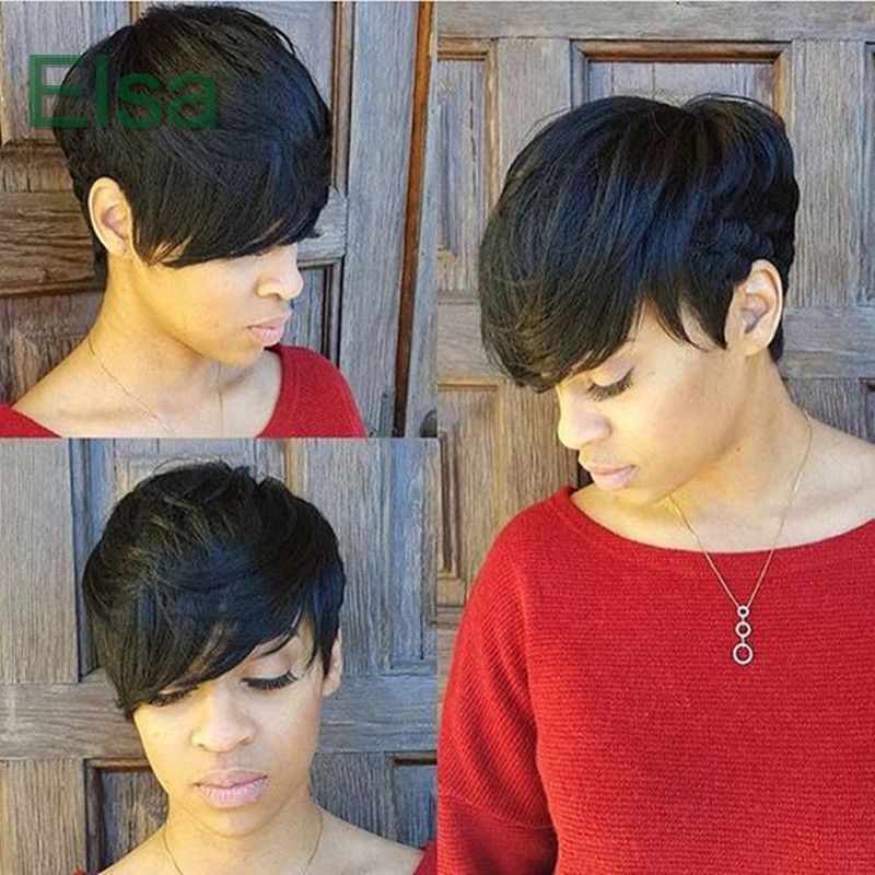Fashion Popular Short Hairstyles Bob Silky Straight Hair Wigs 100% Unprocessed Human Hair Cheapest Wig 120% Density Machine made 4-6inch Fashion Popular Short Hairstyles Bob Silky Straight Hair Wigs 100% Unprocessed Human Hair Cheapest Wig 120% Density Machine made 4-6inch