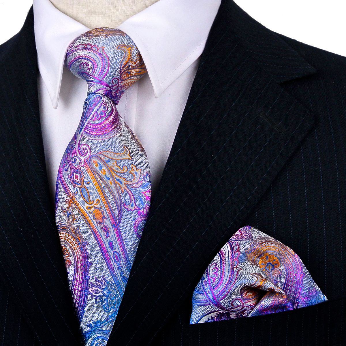 2021 Tie Sets Paisley Floral Checked Blue Red Brown Camel Green Yellow Purple Gray 100 Silk Jacquard Woven Mens Neckties Pocket Square Brand New From Navyblue 7 23 Dhgate Com