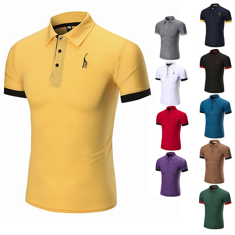 Compre Camisa Polo De Marca Para Hombre Polos Camisa Casual De Manga Corta Polos Para Hombre Estilo Clásico De Golf M 3XL Envío Gratis A 2,33 € Del Yaojiancai | DHgate.Com