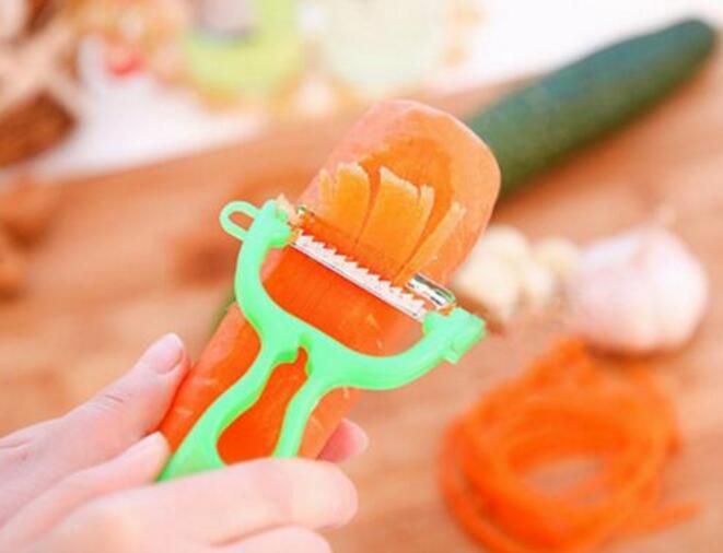 Multifunctional Peeler Vegetables Fruit Cutter Cucumber Carrot Potato  Double Head Peelers Slicer Knife Kitchen Cooking Gadgets