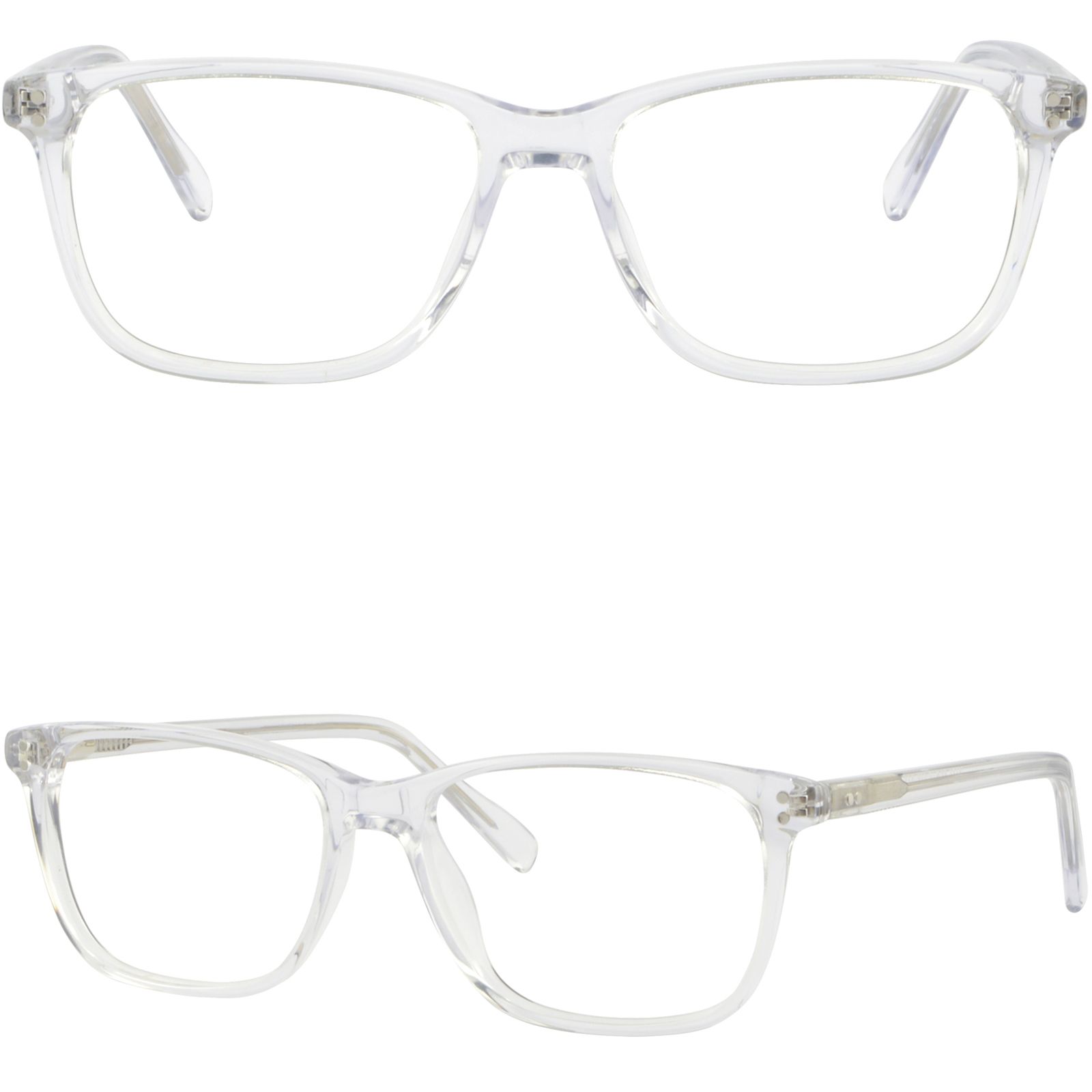 clear rectangle glasses