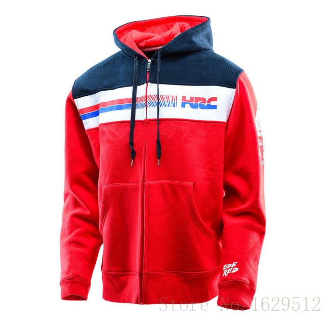2019 Honda Racing HRC MotoGP Mens Hoodie Red Hoody Hooded Sweatshirt Sizes S-XXL 