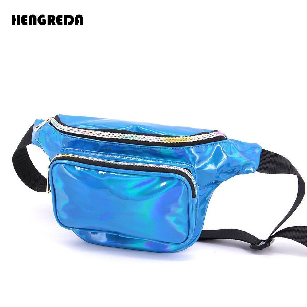shiny fanny pack