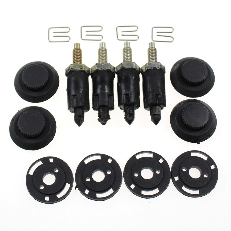 HDI Engine Cover Clip Bolt Bonnet Hood Kit Fit for Peugeot 307 406 607 Citroen