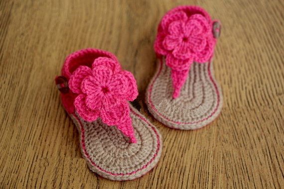 Baby Girl Toddler Shoes Crochet 