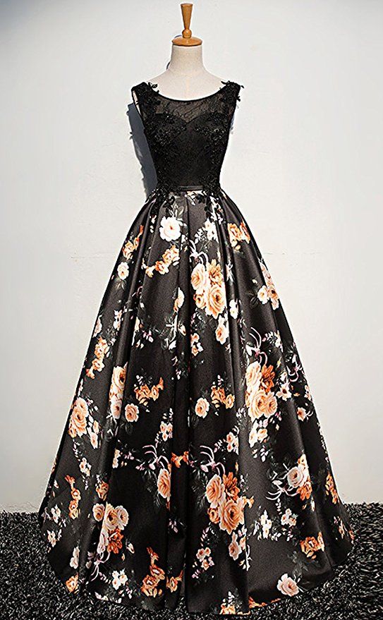 floral gowns formal