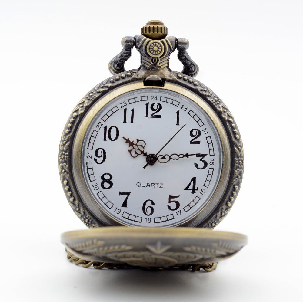 Acquistare Classico Bronzo BOLSHEVIK Orologio Da Taschino Al Quarzo Con  Catena Collo Uomo Vintage Fob Orologi Da Uomo Antico Regalo Reloj Economico  | Consegna Veloce E Qualità | DHgate Italy