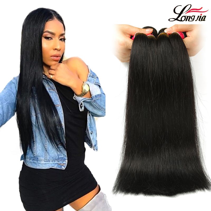 Cheap Malaysian Straight Human Hair Bundles 100 Malaysian Virgin