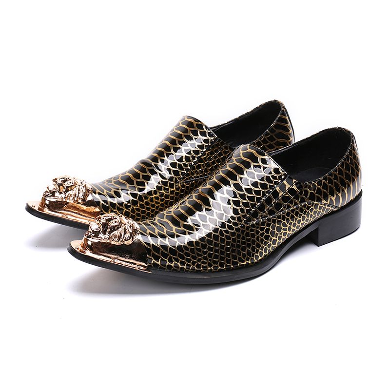 para hombre borla zapatos italianos serpiente formal piel de pescado vestido de oficina calzado elegante