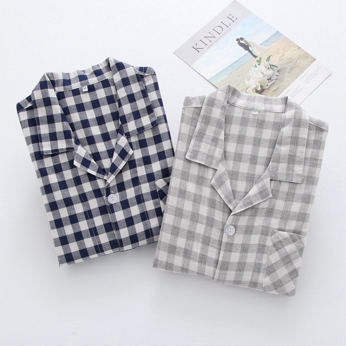 2021 Autumn Mens Sleepwear Cotton Couples Pajamas Plaid Male Pajamas Long Sleeve Pants Pyjamas Men Casual Pajama Set Home Wear From Westlakestore 32 43 Dhgate Com