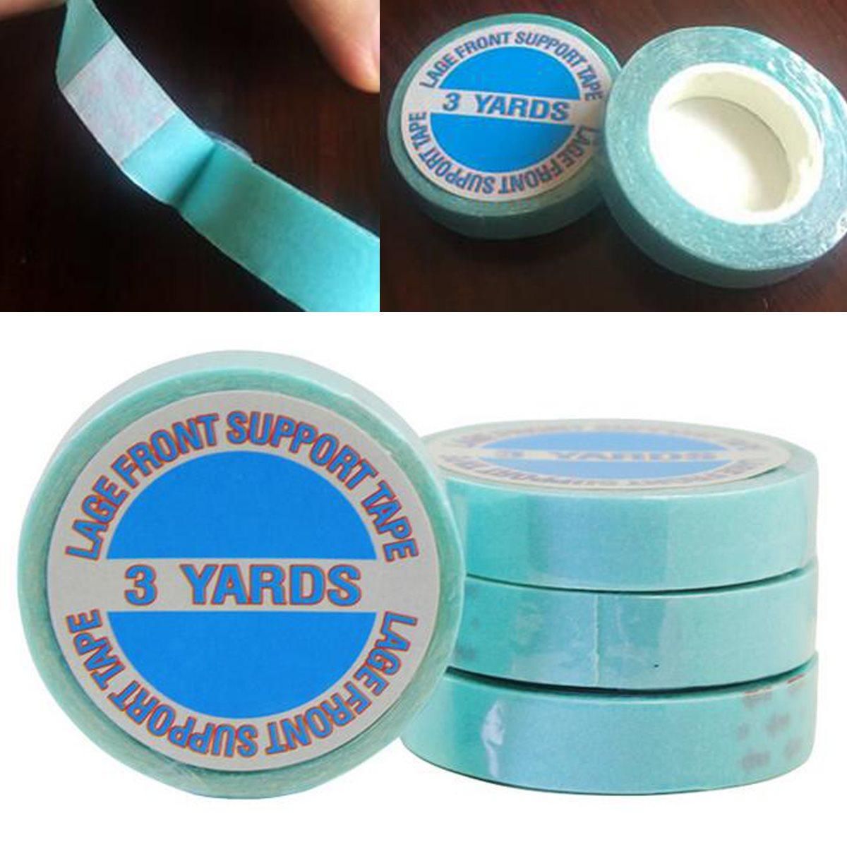 2021 1 Roll 1cm 3 Yards Hair Tape Double Sided Adhesive Water Proof