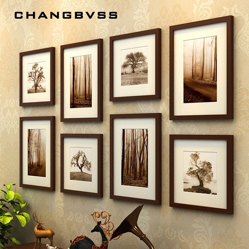 black wall picture frames