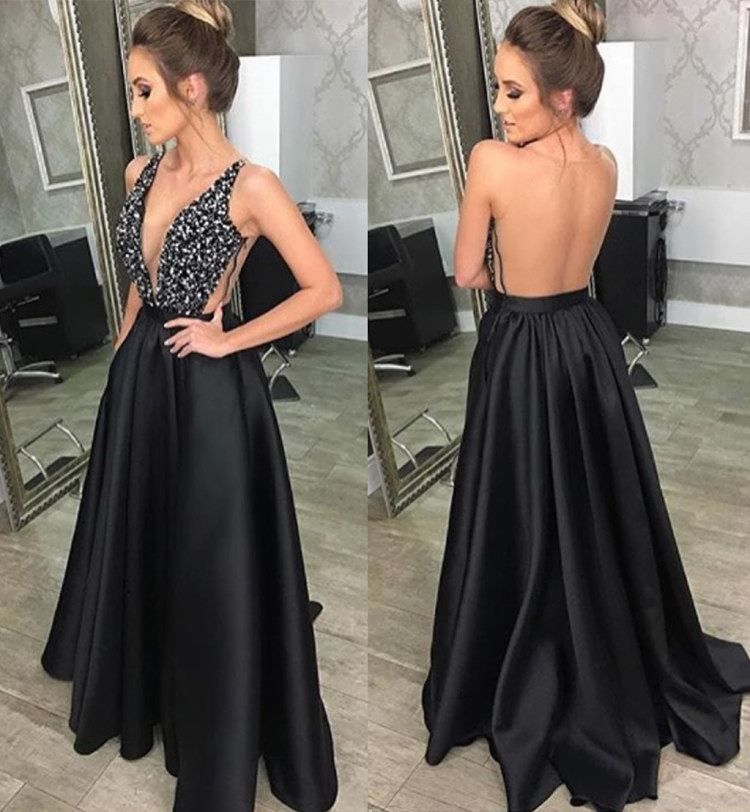 crystal evening gown